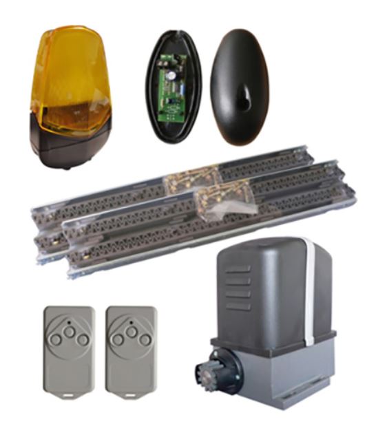 Tolókapu szett, mágneses végállás kapcs., 4m, 500kg, PROTECO Kit-Mover-5 MAG
